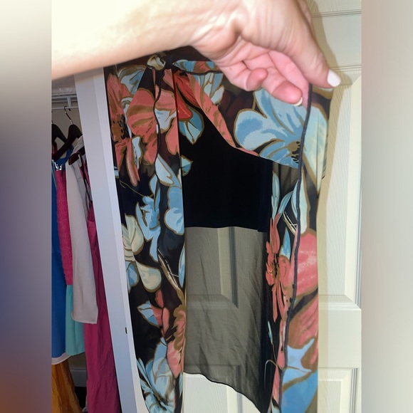 Joseph Ribkoff black floaty skirt size US 4 / 6 medium - Picture 4 of 7